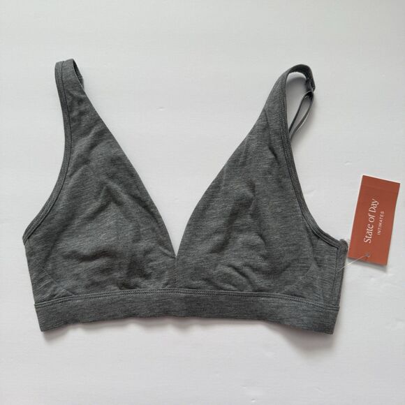 MWT State of Day Cotton Modal Bra Bralette Wireless Adjustable Modal 5 Colors - Picture 4 of 8